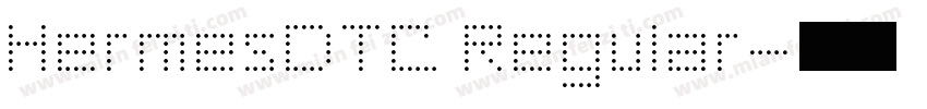 HermesDTC Regular字体转换